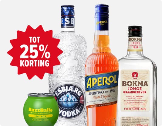 Actieknallers. De beste mixdrank aanbiedingen van deze week.